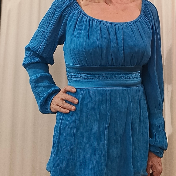 Marciano cinched waist chiffon blouse - Picture 2 of 7